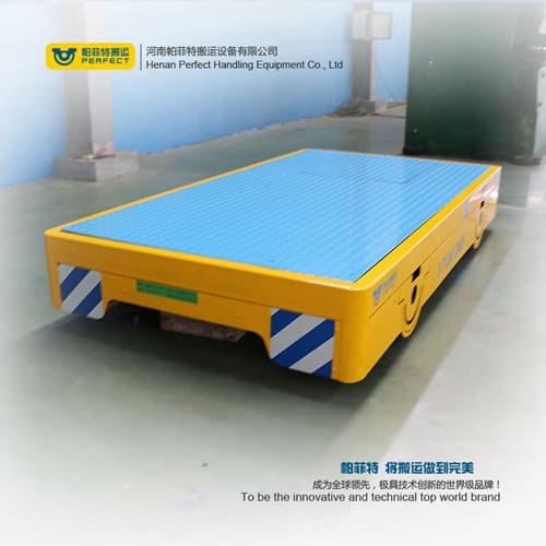 Trackless Bed Cargoes Transfer Car with Custom_built Deck
